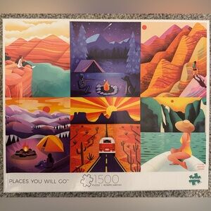 Buffalo Games "Places You Will Go" 1500-Piece Puzzle